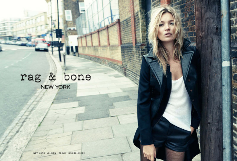 Campaña Rag & Bone con Kate Moss